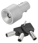 Lock with key for Nemesis wheel clamp