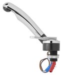 Ceramic Mixer Tap Deluxe diameter 27 mm chrome/black x5 stuks