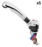 Ceramic Mixer Tap Deluxe diameter 27 mm chrome/black x5 stuks