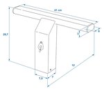 Tow bar lock for commercial vehicles