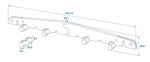 Spacer for caravan/motorhome roof cover