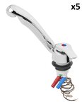 Ceramic Mixer Tap Samba diameter 33 mm chrome x5 units