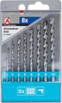 Masonry Drill Set 3 - 10 mm 8 pcs