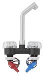 De Luxe Mixer Tap diameter 20 mm black/chrome, large knob x5 pieces