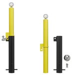 Parking post for trailer or caravan