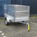 Parking post for trailer or caravan
