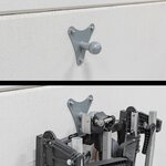 Wall mount for bike carrier