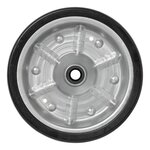Jockey wheel tyre with large metal rim and rubber tyre 220 x 65 mm, 500 kg