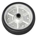 Jockey wheel tyre with large metal rim and rubber tyre 220 x 65 mm, 300 kg