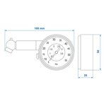 Tire pressure gauge 3.8 Bar
