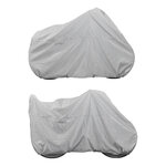 Grey protective cover for 1 bicycle (ripstop)