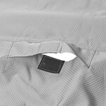 Grey protective cover for 1 bicycle (ripstop)