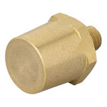 Screw-on battery terminals set (+) and (-) brass M8