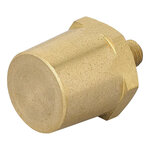 Screw-on battery terminals set (+) and (-) brass M6