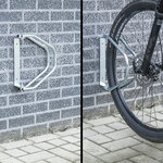 Wall-mounted bike rack for 1 bicycle