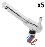 Trend A Mixer Tap 12V with Straight Spout diameter 27 mm Chrome x5 pcs