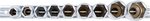 Socket Set, Hexagon, deep 12.5 mm (1/2) drive 10 - 24 mm 9 pcs