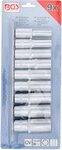 Socket Set, Hexagon, deep 12.5 mm (1/2) drive 10 - 24 mm 9 pcs