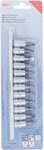 Bit Socket Set (1/4) Drive Slot SL, Cross Slot PH, Cross Slot PZ 12 pcs