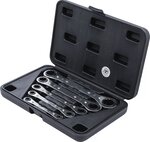 Double Ended Ratchet Wrench Set, straight, reversible 6 x 8-19 x 22 mm 5 pcs