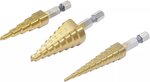 HSS Step Drill Set 3 - 20 mm 3 pcs