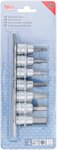 Bit Socket Set (3/8) Drive internal Hexagon 3 - 10 mm 7 pcs