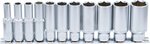 Socket Set Hexagon deep (3/8) Drive Inch Sizes 11 pcs