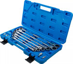 Double Swivel Head Ratchet Wrench Set 8 - 19 mm 10 pcs