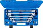 Double Swivel Head Ratchet Wrench Set 8 - 19 mm 10 pcs