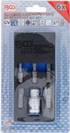 Screwdriver Bit Set (3/8) hex Drive Spline (for XZN) 6 pcs