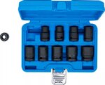Impact Socket Set Hexagon (1/2) Drive 10 - 24 mm 10 pcs