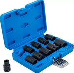 Impact Socket Set Hexagon (1/2) Drive 10 - 24 mm 10 pcs