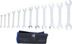 Double Open End Spanner Set 6 x 7 - 30 x 32 mm 12 pcs
