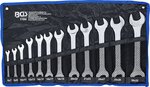 Double Open End Spanner Set 6 x 7 - 30 x 32 mm 12 pcs