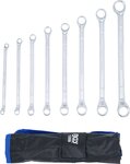 Double Ring Spanner Set offset 6 x 7 - 20 x 22 mm 8 pcs