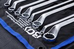 Double Ring Spanner Set offset 6 x 7 - 20 x 22 mm 8 pcs