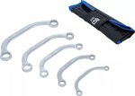 Obstruction Ring Spanner Set 8 x 10 - 21 x 22 mm 5 pcs