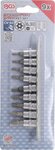 1/4 T-Star Bit Socket Set, tamperproof, T10 - T50