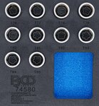 Rim Lock Socket Set for Tesla 10 pcs