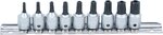 Bit Socket Set 6.3 mm (1/4) Drive TS-Star tamperproof (for Torx Plus) 9 pcs