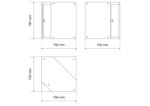 Workshop Cabinet Single-Hinged-Door Corner Base