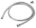 Carletta shower hose for outdoor connection 2 m x5 pieces