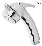 Charisma hand shower chrome without hose x5 pieces