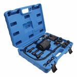 Pneumatic vibrating puller designed to dismantle stuck injectors