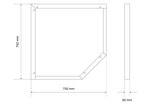 Drawer and Workshop Cabinet Basement Substructure adjustable height Coner Base