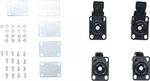Swivel Castor Set fur System Case Roller Board 4 pcs