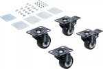 Swivel Castor Set fur System Case Roller Board 4 pcs