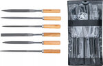 Key File Set Wooden Handle 100 mm 6 pcs