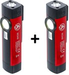 COB LED / UV-Aluminum Handheld Lamp 1 W x2 pieces