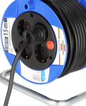 Cable Reel Black 15 m H05VV-F 3G1,5